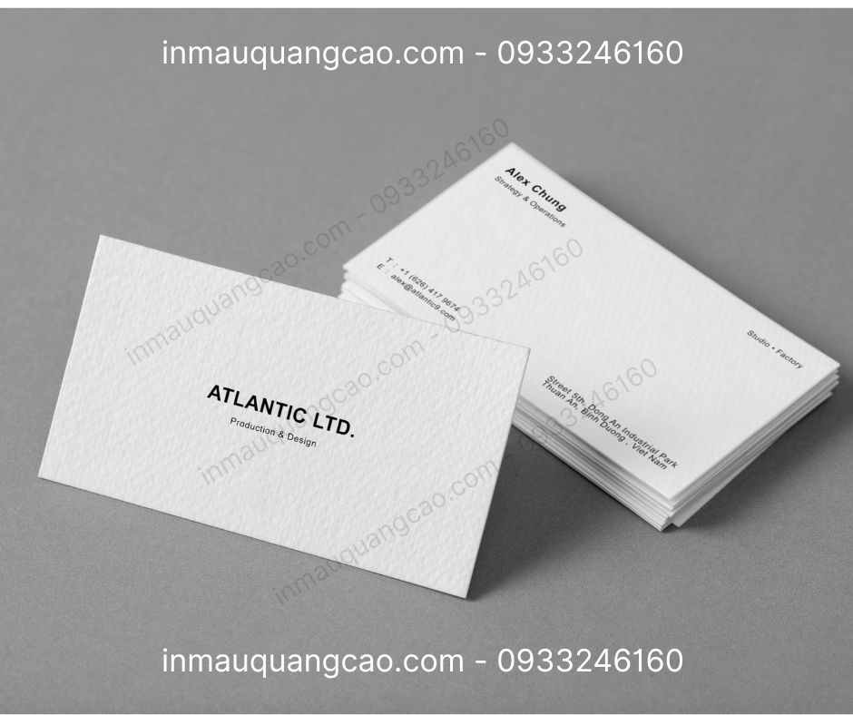 Mẫu card visit đơn giản đẹp - in card visit Bình Dương TPHCM